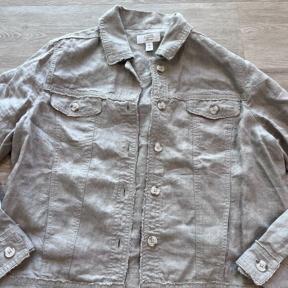 Linen Charter Club Luxury 100% Linen Jacket-Size L - Picture 4 of 10